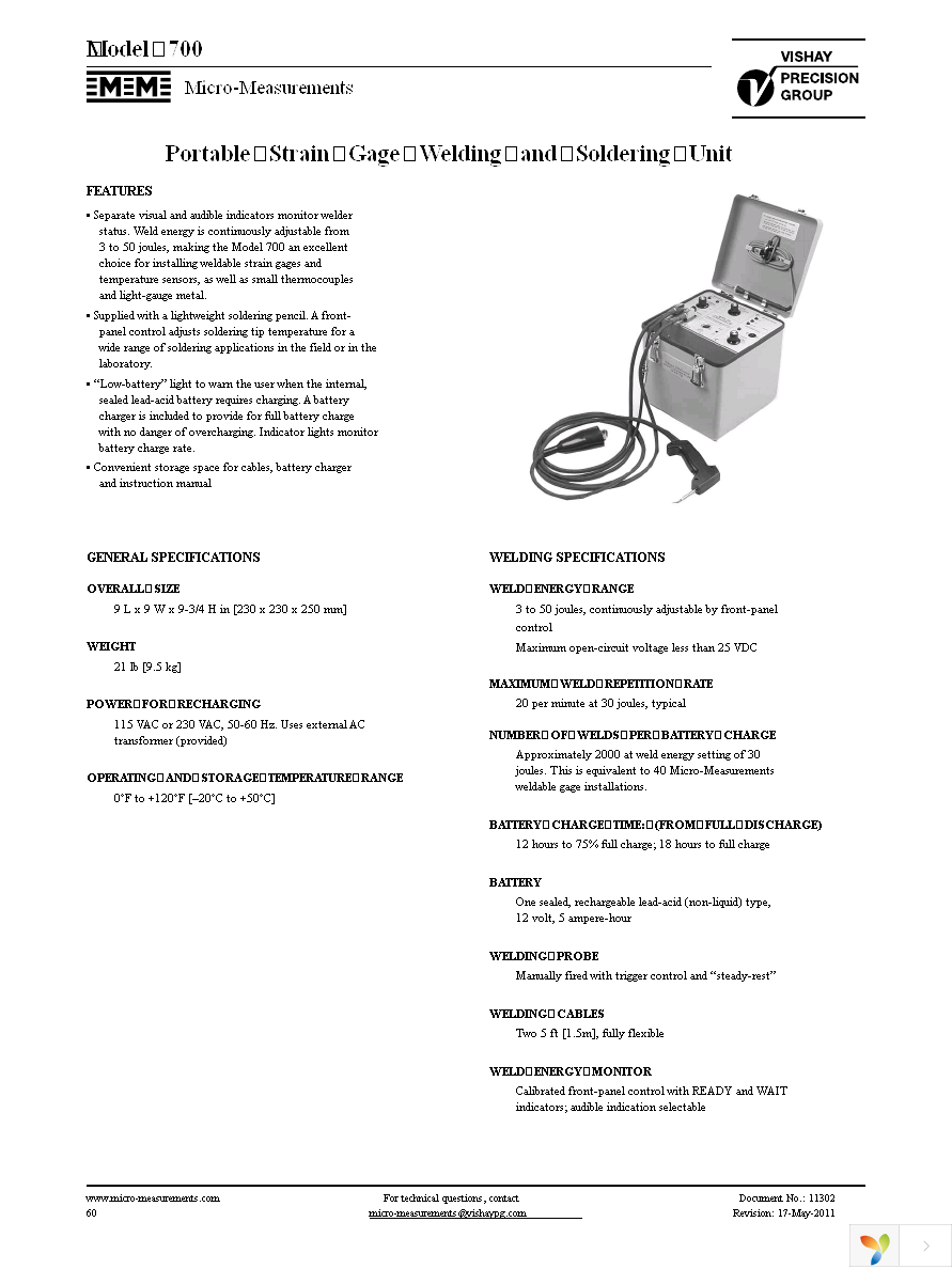 MODEL 700 Page 1